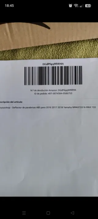 Pantalla Parabrisas NMAX