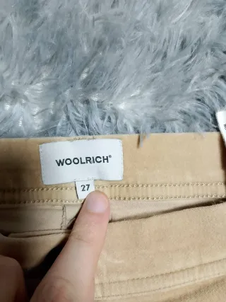 Woolrich Pantalone Velluto Beige