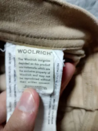 Woolrich Pantalone Velluto Beige