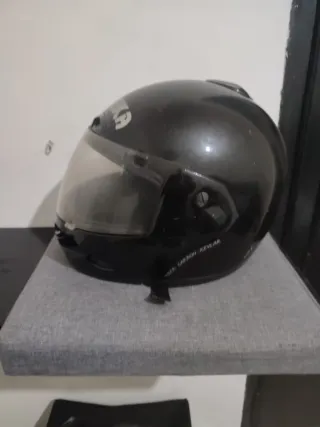 Casco Moto Negro
