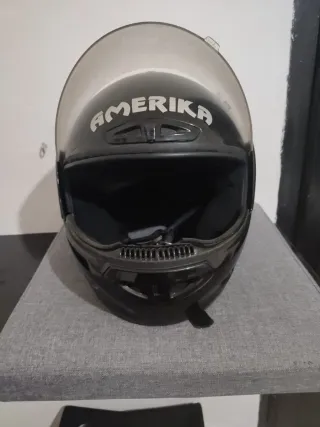 Casco Moto Negro
