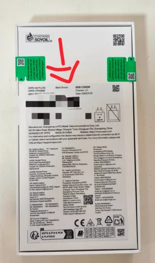 Oppo A5 Pro 5G 256GB Nero