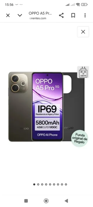 Oppo A5 Pro 5G 256GB Nero