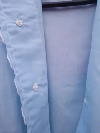 BLUSA CAMISERA DE PIJAMA DE MUJER BORDADOS TL/XL