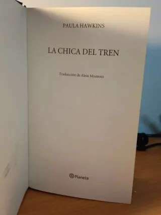 Libro la chica del tren