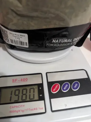 Grava River Black 6-9mm para acuario