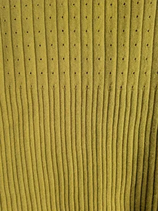 Jersey Zara verde manga acampanada Talla M