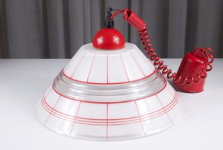 Lampada sospensione Space Age vetro Ø39