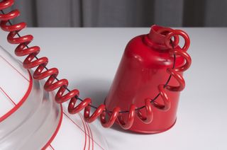 Lampada sospensione Space Age vetro Ø39