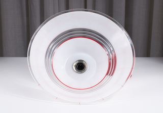 Lampada sospensione Space Age vetro Ø39