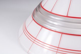 Lampada sospensione Space Age vetro Ø39