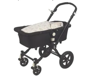 Saco Pasito a Pasito Capucha Toile de Jouy Cream