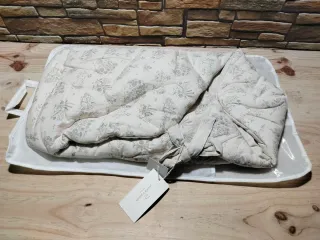 Saco Pasito a Pasito Capucha Toile de Jouy Cream