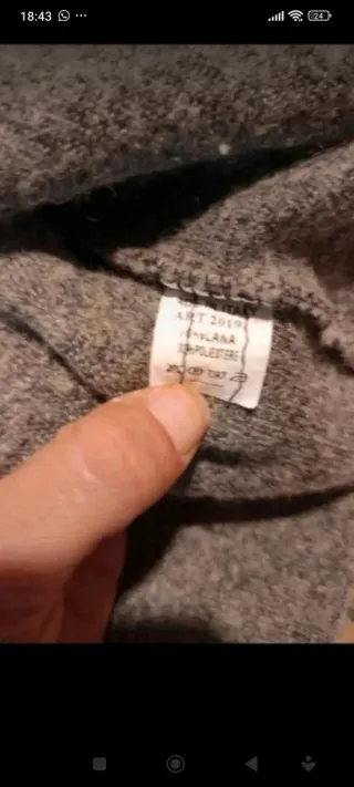 Cappottino in panno con cappuccio M