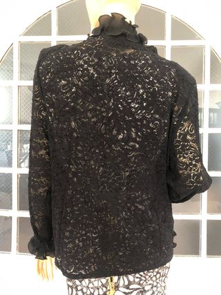 Chaqueta encaje volantes T44-46