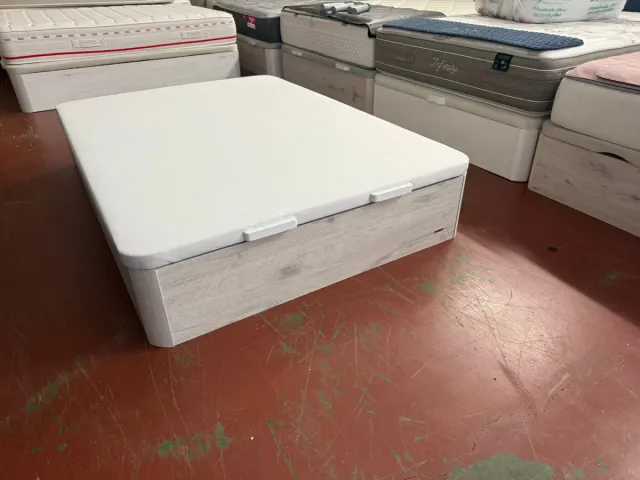 Canapé Madera Blanco Ártico 135x190