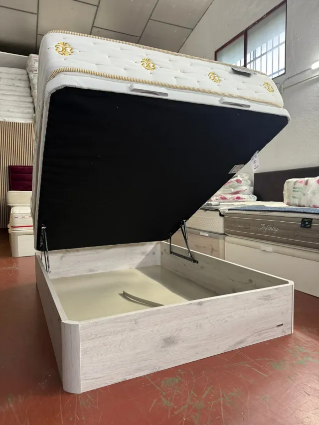 Canapé Madera Blanco Ártico 135x190