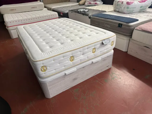 Canapé Madera Blanco Ártico 135x190