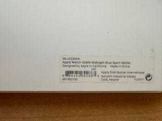 Apple Watch 42mm. Midnight Blue Sport Band