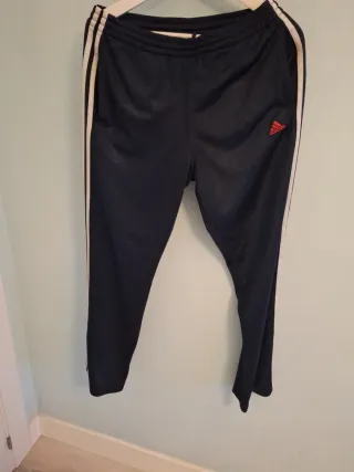 Chándal Adidas Negro Rayas Blancas