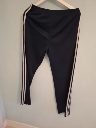 Chándal Adidas Negro Rayas Blancas