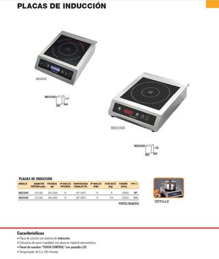 Placa de Inducción INDS5000