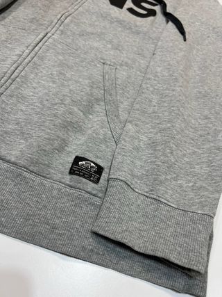 Sudadera Vans cremallera gris