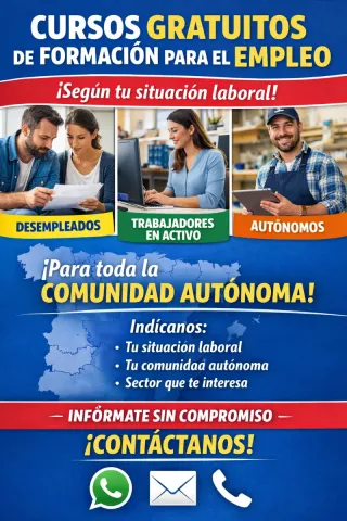Cursos subvencionados por el SEPE