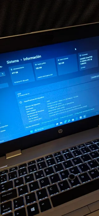 Portatile HP Argento e Nero