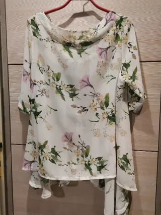 Blusa donna fantasia floreale nr 127