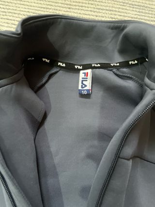 Pantalón chaqueta chándal gris y blanco