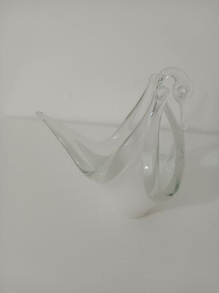 Cigno Svuotatasche Vetro Murano