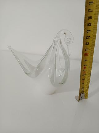 Cigno Svuotatasche Vetro Murano