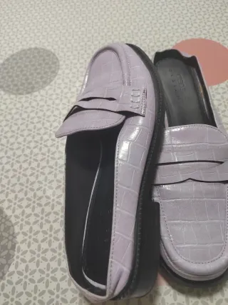 Mocasines Morados Talla 37