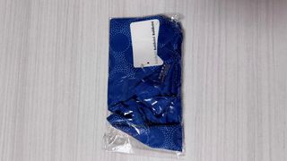 Foulard Baldini blu pois bianchi