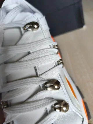 Scarpe Rebel Queen n.38 Bianco Arancio