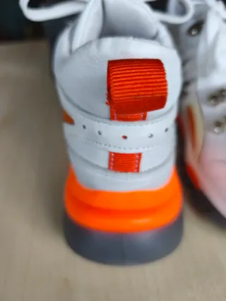 Scarpe Rebel Queen n.38 Bianco Arancio