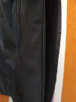 Bolso alphadventurer negro portátil, documentos