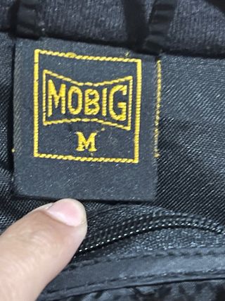 Chaqueta Moto Mobig Negra y Gris Talla M