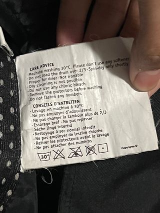 Chaqueta Moto Mobig Negra y Gris Talla M