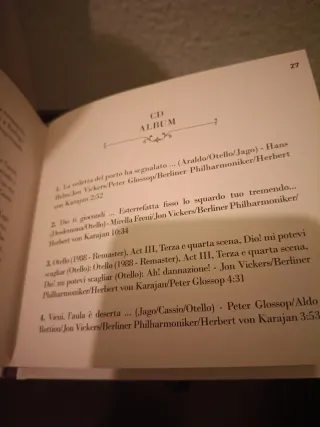 Otello Volumen II Giuseppe Verdi EMI