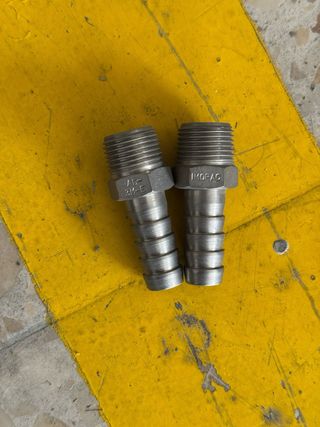 Adaptadores Acero Inoxidable 3/8 NPT