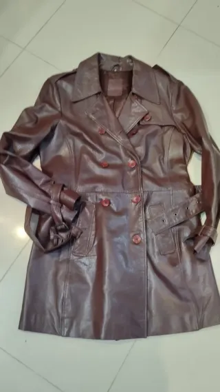 Abrigo de piel de cabra 100%