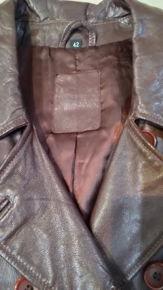 Abrigo de piel de cabra 100%