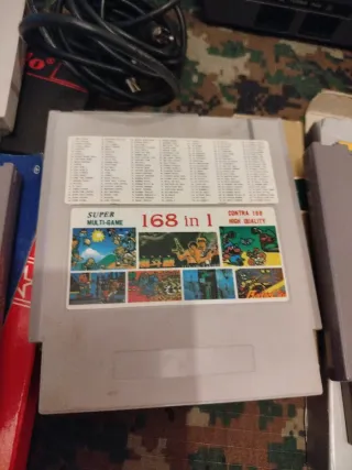 Consola NES con juegos y mandos