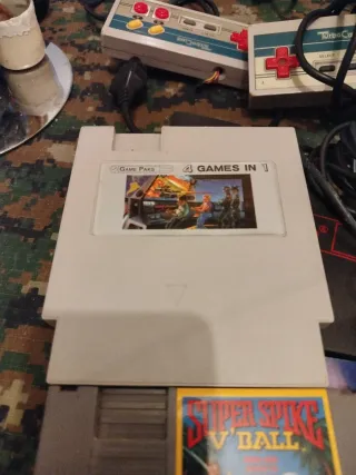 Consola NES con juegos y mandos