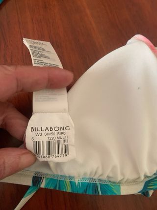 Bikini Billabong Flores. Talla S