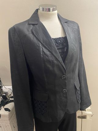 Blazer Mariella Rosati Talla 42 Negro