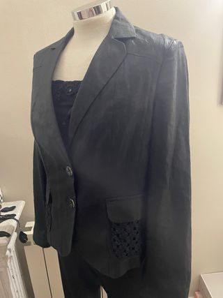Blazer Mariella Rosati Talla 42 Negro