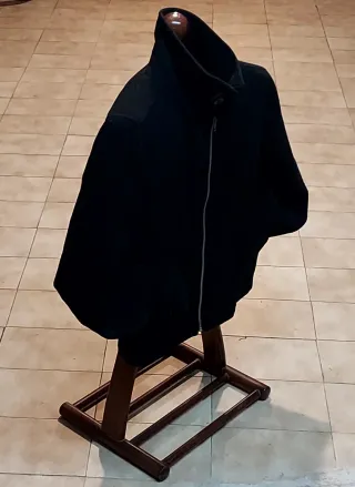 Chaqueta paño El Corte Inglés negra,solo 2 puestas